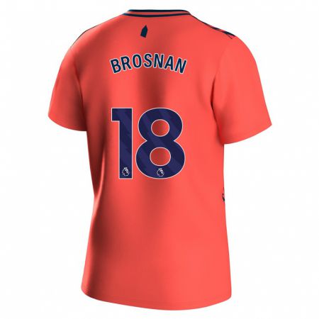 Kandiny Herren Courtney Brosnan #18 Koralle Auswärtstrikot Trikot 2023/24 T-Shirt