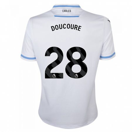 Kandiny Herren Cheick Doucouré #28 Weiß Auswärtstrikot Trikot 2023/24 T-Shirt