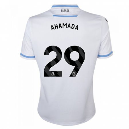Kandiny Herren Naouirou Ahamada #29 Weiß Auswärtstrikot Trikot 2023/24 T-Shirt