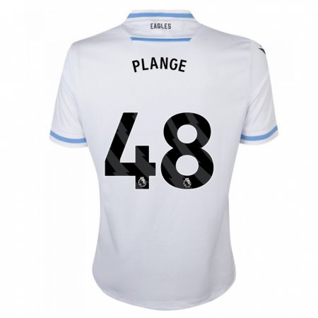 Kandiny Herren Luke Plange #48 Weiß Auswärtstrikot Trikot 2023/24 T-Shirt