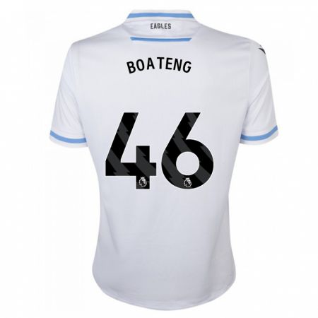 Kandiny Herren Malachi Boateng #46 Weiß Auswärtstrikot Trikot 2023/24 T-Shirt