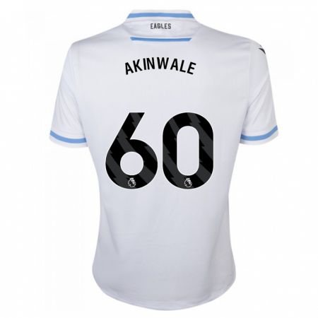Kandiny Herren Victor Akinwale #60 Weiß Auswärtstrikot Trikot 2023/24 T-Shirt