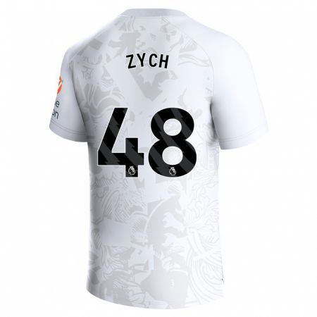 Kandiny Herren Oliwier Zych #48 Weiß Auswärtstrikot Trikot 2023/24 T-Shirt