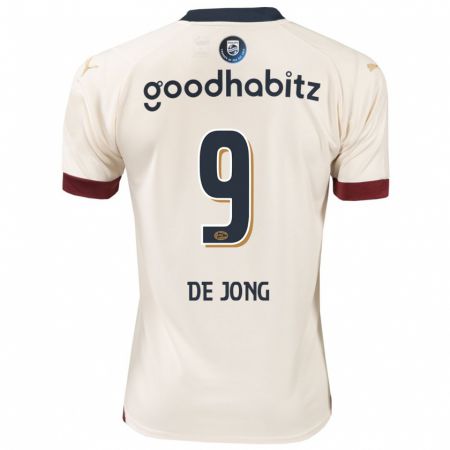 Kandiny Herren Luuk De Jong #9 Cremefarben Auswärtstrikot Trikot 2023/24 T-Shirt