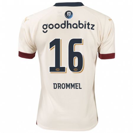 Kandiny Herren Joël Drommel #16 Cremefarben Auswärtstrikot Trikot 2023/24 T-Shirt