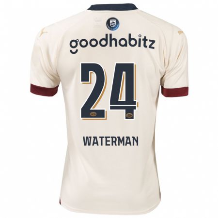 Kandiny Herren Boy Waterman #24 Cremefarben Auswärtstrikot Trikot 2023/24 T-Shirt