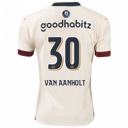 Kandiny Herren Patrick Van Aanholt #30 Cremefarben Auswärtstrikot Trikot 2023/24 T-Shirt