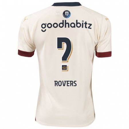 Kandiny Herren Bram Rovers #0 Cremefarben Auswärtstrikot Trikot 2023/24 T-Shirt