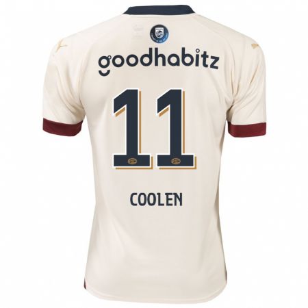 Kandiny Herren Nadia Coolen #11 Cremefarben Auswärtstrikot Trikot 2023/24 T-Shirt