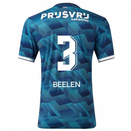 Kandiny Herren Thomas Beelen #3 Blau Auswärtstrikot Trikot 2023/24 T-Shirt