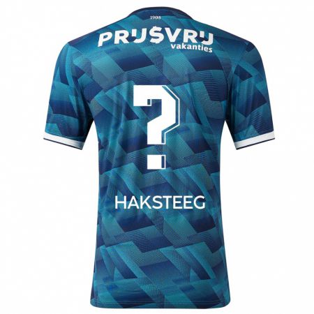 Kandiny Herren Tim Haksteeg #0 Blau Auswärtstrikot Trikot 2023/24 T-Shirt