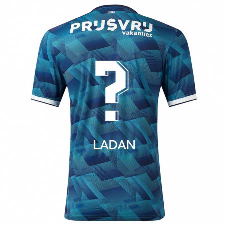 Kandiny Herren Delano Ladan #0 Blau Auswärtstrikot Trikot 2023/24 T-Shirt