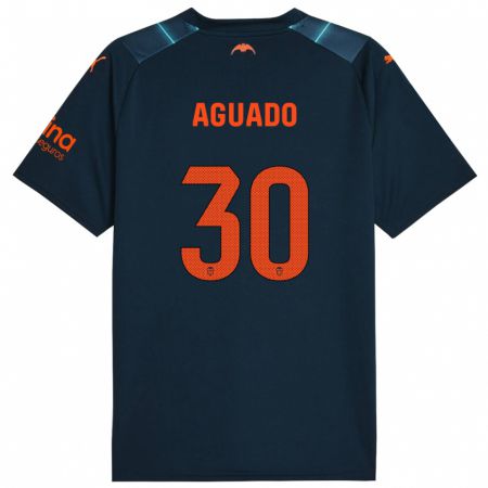 Kandiny Herren Julia Aguado #30 Marineblau Auswärtstrikot Trikot 2023/24 T-Shirt