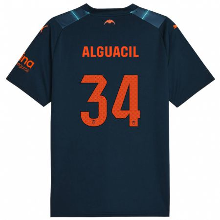 Kandiny Herren Ainhoa Alguacil #34 Marineblau Auswärtstrikot Trikot 2023/24 T-Shirt