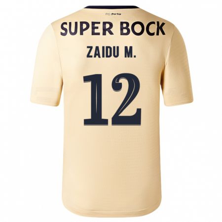 Kandiny Herren Zaidu #12 Beige-Gold Auswärtstrikot Trikot 2023/24 T-Shirt