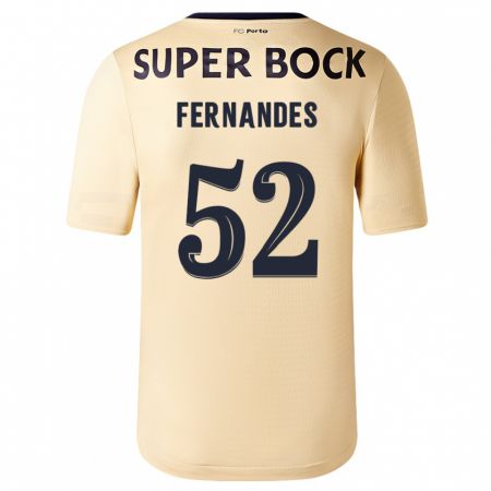 Kandiny Herren Martim Fernandes #52 Beige-Gold Auswärtstrikot Trikot 2023/24 T-Shirt
