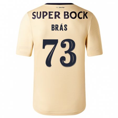 Kandiny Herren Gabriel Brás #73 Beige-Gold Auswärtstrikot Trikot 2023/24 T-Shirt