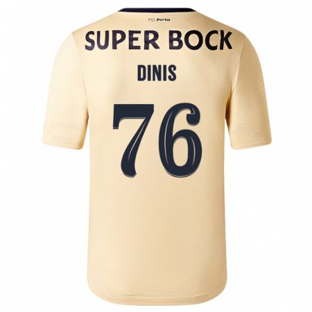 Kandiny Herren Dinis #76 Beige-Gold Auswärtstrikot Trikot 2023/24 T-Shirt