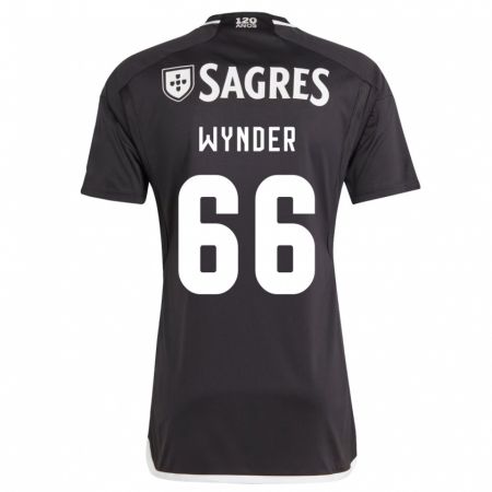 Kandiny Herren Joshua Wynder #66 Schwarz Auswärtstrikot Trikot 2023/24 T-Shirt