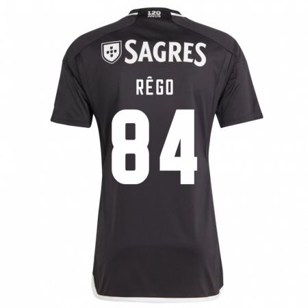 Kandiny Herren João Rêgo #84 Schwarz Auswärtstrikot Trikot 2023/24 T-Shirt