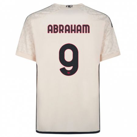 Kandiny Herren Tammy Abraham #9 Cremefarben Auswärtstrikot Trikot 2023/24 T-Shirt