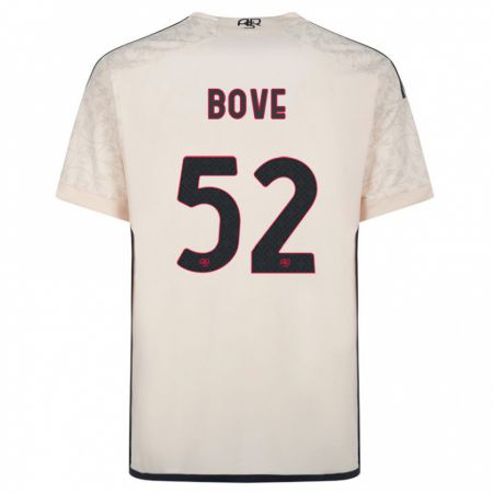 Kandiny Herren Edoardo Bove #52 Cremefarben Auswärtstrikot Trikot 2023/24 T-Shirt