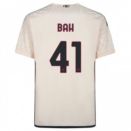 Kandiny Herren Muhammed Bah #41 Cremefarben Auswärtstrikot Trikot 2023/24 T-Shirt