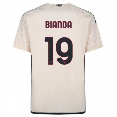 Kandiny Herren William Bianda #19 Cremefarben Auswärtstrikot Trikot 2023/24 T-Shirt