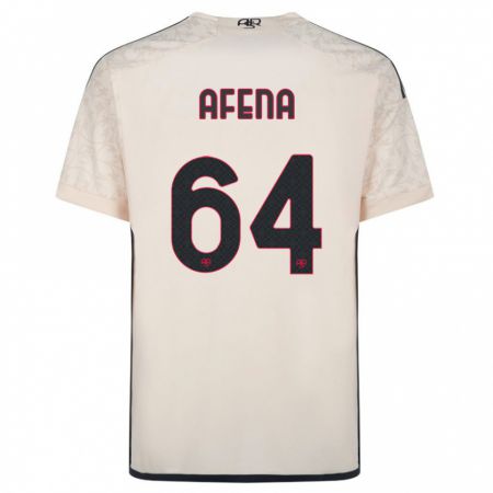 Kandiny Herren Felix Afena-Gyan #64 Cremefarben Auswärtstrikot Trikot 2023/24 T-Shirt