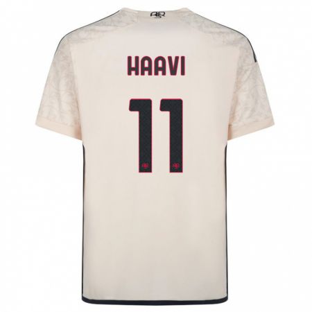 Kandiny Herren Emilie Haavi #11 Cremefarben Auswärtstrikot Trikot 2023/24 T-Shirt