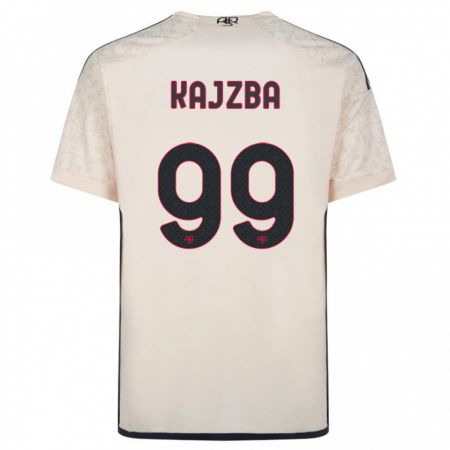 Kandiny Herren Nina Kajzba #99 Cremefarben Auswärtstrikot Trikot 2023/24 T-Shirt