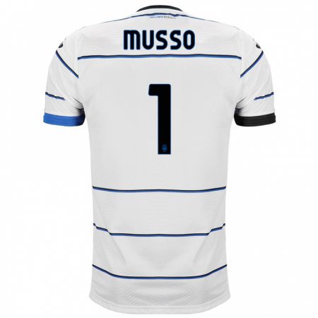 Kandiny Herren Juan Musso #1 Weiß Auswärtstrikot Trikot 2023/24 T-Shirt