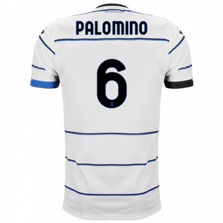 Kandiny Herren José Luis Palomino #6 Weiß Auswärtstrikot Trikot 2023/24 T-Shirt