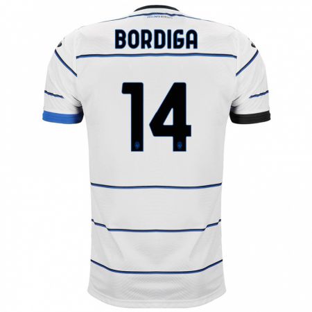 Kandiny Herren Michele Bordiga #14 Weiß Auswärtstrikot Trikot 2023/24 T-Shirt