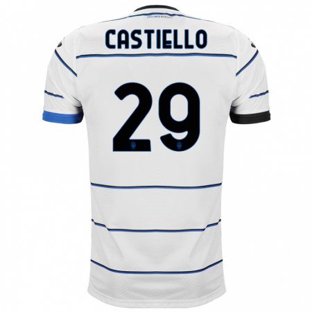 Kandiny Herren Alex Castiello #29 Weiß Auswärtstrikot Trikot 2023/24 T-Shirt