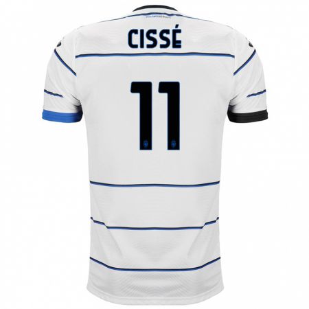 Kandiny Herren Moustapha Cissé #11 Weiß Auswärtstrikot Trikot 2023/24 T-Shirt
