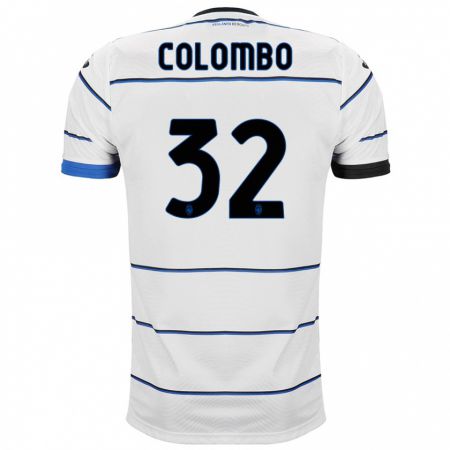 Kandiny Herren Matteo Colombo #32 Weiß Auswärtstrikot Trikot 2023/24 T-Shirt