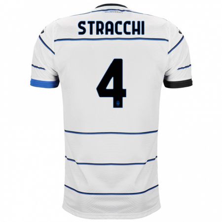 Kandiny Herren Daniela Stracchi #4 Weiß Auswärtstrikot Trikot 2023/24 T-Shirt