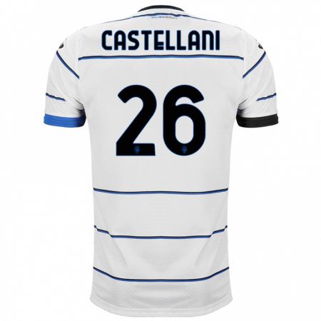 Kandiny Herren Eleonora Castellani #26 Weiß Auswärtstrikot Trikot 2023/24 T-Shirt