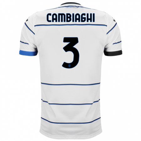 Kandiny Herren Michela Cambiaghi #3 Weiß Auswärtstrikot Trikot 2023/24 T-Shirt