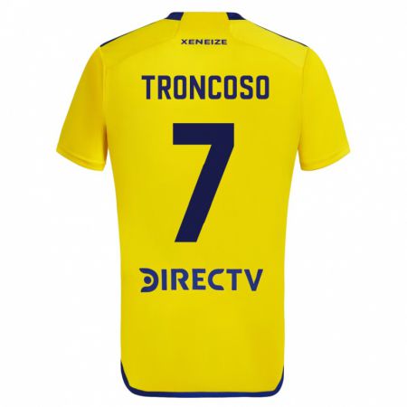 Kandiny Herren Carolina Troncoso #7 Gelb Auswärtstrikot Trikot 2023/24 T-Shirt