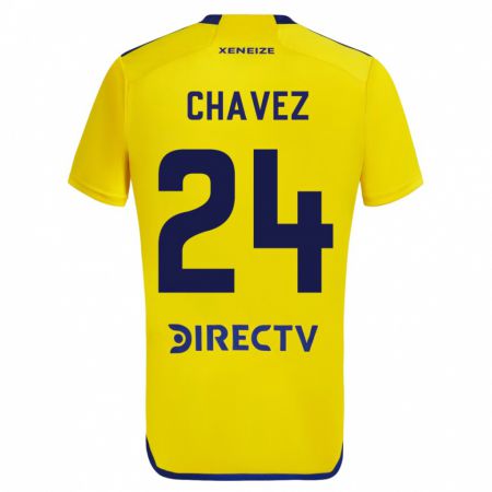 Kandiny Herren Gabriela Chavez #24 Gelb Auswärtstrikot Trikot 2023/24 T-Shirt