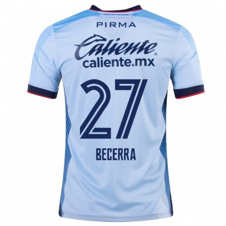 Kandiny Herren Ana Becerra #27 Himmelblau Auswärtstrikot Trikot 2023/24 T-Shirt