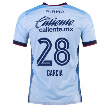 Kandiny Herren Ana Garcia #28 Himmelblau Auswärtstrikot Trikot 2023/24 T-Shirt