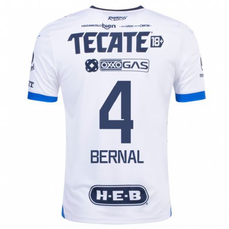 Kandiny Herren Rebeca Bernal #4 Weiß Auswärtstrikot Trikot 2023/24 T-Shirt