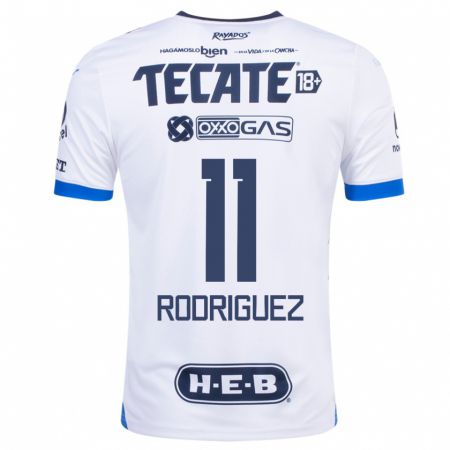 Kandiny Herren Lizette Rodriguez #11 Weiß Auswärtstrikot Trikot 2023/24 T-Shirt