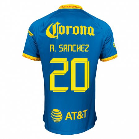 Kandiny Herren Richard Sánchez #20 Blau Auswärtstrikot Trikot 2023/24 T-Shirt