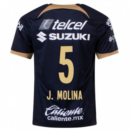 Kandiny Herren Jesús Molina #5 Dunkelblau Auswärtstrikot Trikot 2023/24 T-Shirt