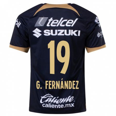 Kandiny Herren Gabriel Fernández #19 Dunkelblau Auswärtstrikot Trikot 2023/24 T-Shirt