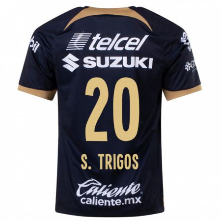 Kandiny Herren Santiago Trigos #20 Dunkelblau Auswärtstrikot Trikot 2023/24 T-Shirt